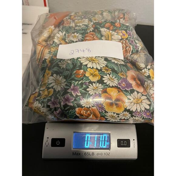 Vintage Tiffany Loungewear Dress Womens 15/16 Green Floral Lounge Caftan 70s - Picture 7 of 7